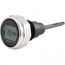 SILVER ENGINE OIL DIPSTICK TEMPERATURE DIGITAL SENSOR HARLEY DAVIDSON FLH FLT TOURING 17-20