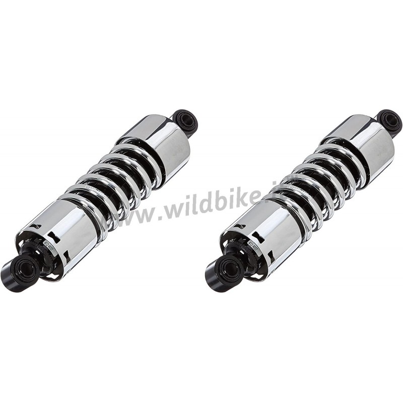 AMMORTIZZATORI PROGRESSIVE SERIE 412 CROMATI 11,5" RINFORZATI HARLEY DAVIDSON FLH FLT TOURING 06-22