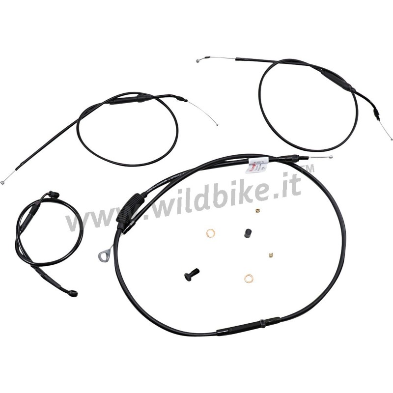 KOMPLETTER KIT ERWEITERT KABEL LENKER MINI APE HANGER 8" HARLEY DAVIDSON XL SPORTSTER 14-20