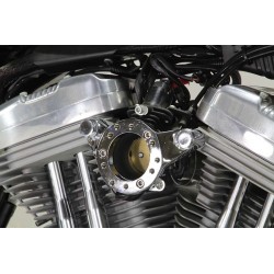 KIT STAFFA CROMATA DI SUPPORTO CARBURATORE FILTRO ARIA HARLEY DAVIDSON XL SPORTSTER 91-03