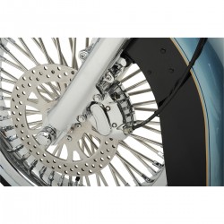 CHROM VORDERER BREMSSATTEL 4 KOLBEN HARLEY DAVIDSON 2001-2007