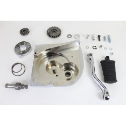 KIT DI AVVIAMENTO MANUALE A PEDALE KICKSTARTER CROMATO HARLEY DAVIDSON XL SPORTSTER 07-21