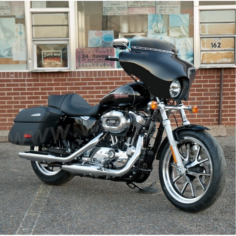 BATWING FAIRING VERKLEIDUNG WINDSCHUTZSCHEIBE HARLEY DAVIDSON XL1200C SPORTSTER CUSTOM 11-20