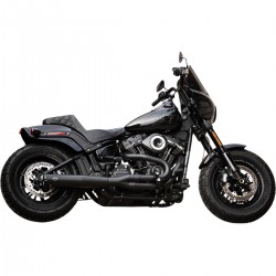 EXHAUSTS 2INTO1 S&S SUPERSTREET RACE BLACK HARLEY DAVIDSON SOFTAIL 2018-2024