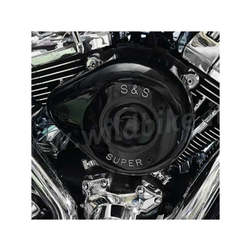 FILTRO ARIA S&S TEARDROP™ NERO LUCIDO PER HARLEY DAVIDSON XL SPORTSTER 04-20