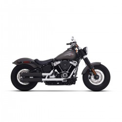 EXHAUST MUFFLERS RINEHART SLIP-ON 3.5" BLACK HARLEY DAVIDSON SOFTAIL 2018-2026