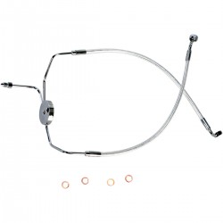 TUBI FRENI ANTERIORI AERONAUTICI MAGNUM HARLEY DAVIDSON FLH FLT TOURING 1994-2007