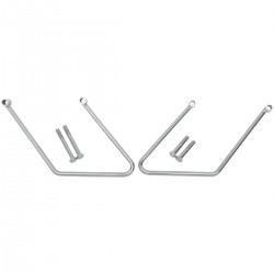 TELAI DI SUPPORTO SOSTEGNO BORSE PER HARLEY DAVIDSON FXST/FLST SOFTAIL 00-14
