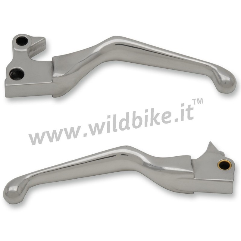BREMS UND KUPPLUNGSHEBEL AUS POLIERTEM ALUMINIUM HARLEY DAVIDSON XL SPORTSTER 04-13