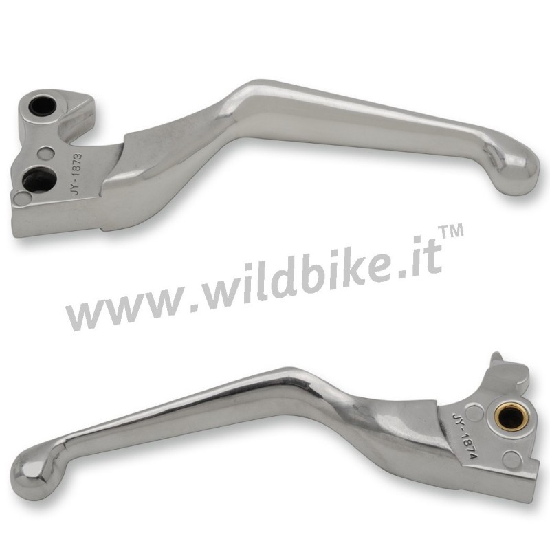 LEVIERS DE FREIN ET D'EMBRAYAGE EN ALUMINIUM POLI HARLEY DAVIDSON XL SPORTSTER 14-20