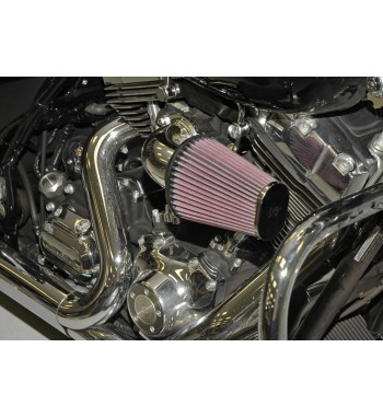KIT AIRCHARGER K&N CROMATO PER HARLEY XL SPORTSTER '91-'12