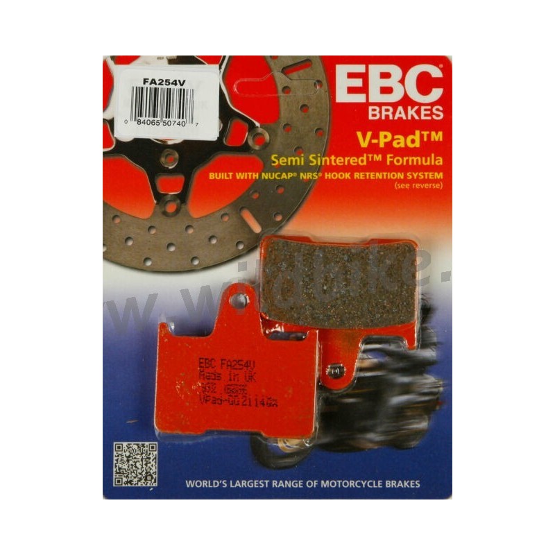 PLAQUETTE DE FREIN ARRIERE EBC® SEMI-SINTERED POUR HARLEY DAVIDSON XL SPORTSTER 14-20