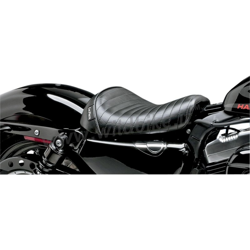 SOLO SEAT LE PERA BARE BONES PLEATED HARLEY DAVIDSON XL 1200X FORTY EIGHT 2010-2022