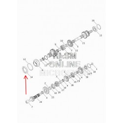 GUARNIZIONE INGRANAGGIO PRINCIPALE TRASMISSIONE PRIMARIA HARLEY DAVIDSON 06-17