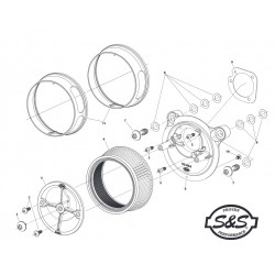 FILTRE A AIR BOX S&S STEALTH™ 170-0330 EU APPROUVÉE HARLEY DAVIDSON XL 1200 SPORTSTER 07-21