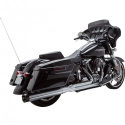 AUSPUFF SYSTEM S&S 2IN1 SIDEWINDER VERCHROMT HARLEY DAVIDSON FLH/FLT TOURING M-EIGHT 18-21