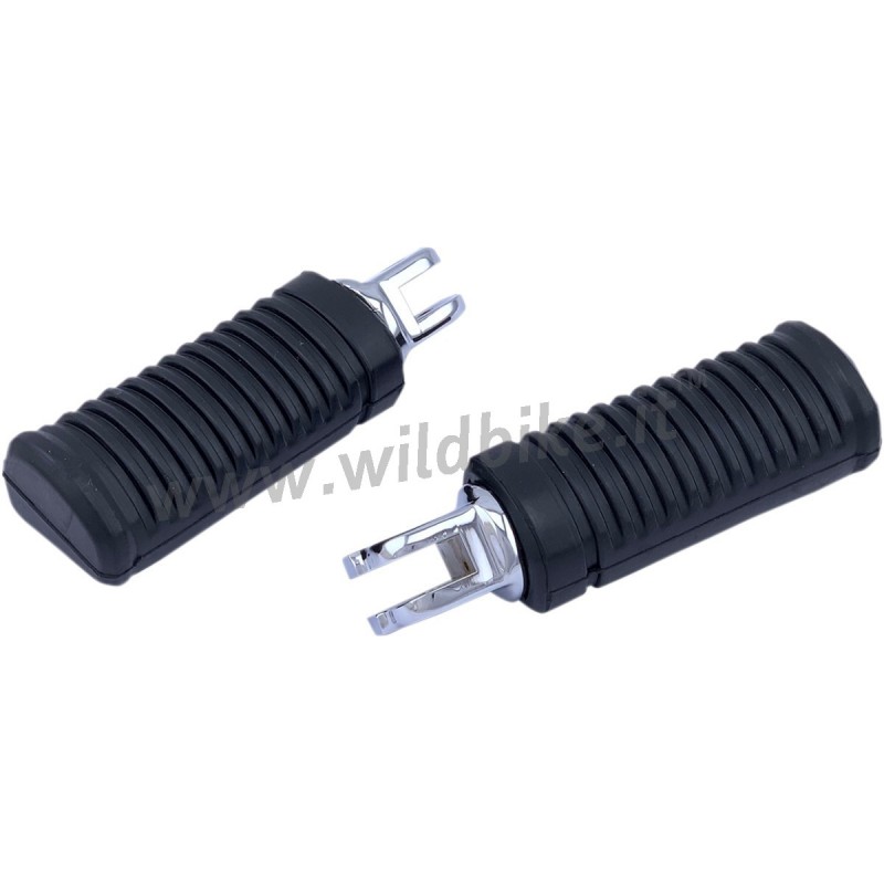 PEDANE PIEGHEVOLI DRAG FML NERE PER HARLEY DAVIDSON SOFTAIL M-EIGHT 18-23