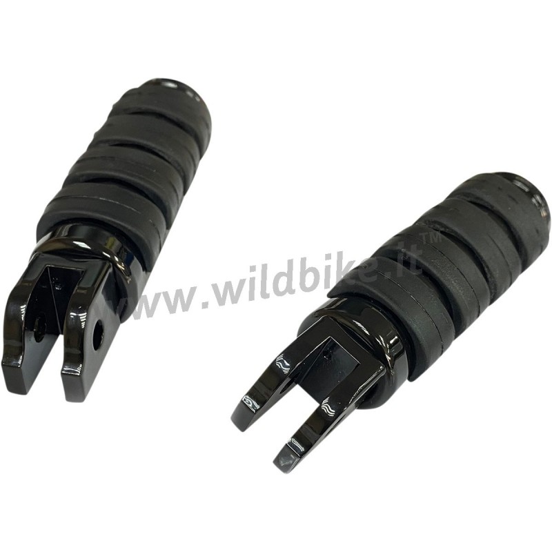 PEDANE PIEGHEVOLI DRAG FML SOTFRIDE NERE PER HARLEY DAVIDSON SOFTAIL M-EIGHT 18-21