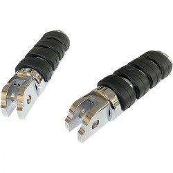 REPOSE-PIEDS PLIABLES FML SOTFRIDE CHROME POUR HARLEY DAVIDSON SOFTAIL M-EIGHT 18-21