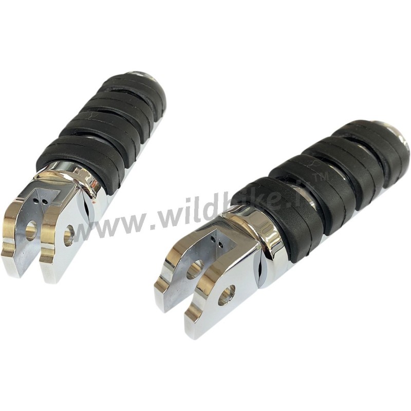 REPOSE-PIEDS PLIABLES FML SOTFRIDE CHROME POUR HARLEY DAVIDSON SOFTAIL M-EIGHT 18-21