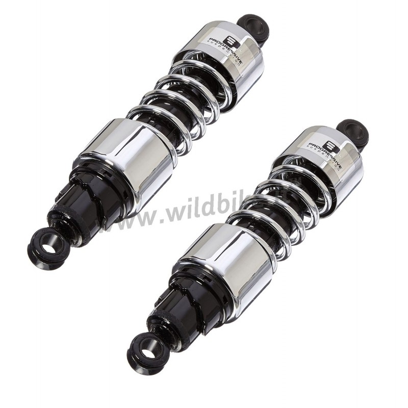 STOSSDÄMPFER HINTEN PROGRESSIVE 412 AT CHROM 12" HARLEY DAVIDSON XL SPORTSTER 04-21