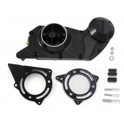 BLACK COVER CAM PRIMARY CRANKCASE AND SPROCKET HARLEY DAVIDSON XL SPORTSTER 04-20