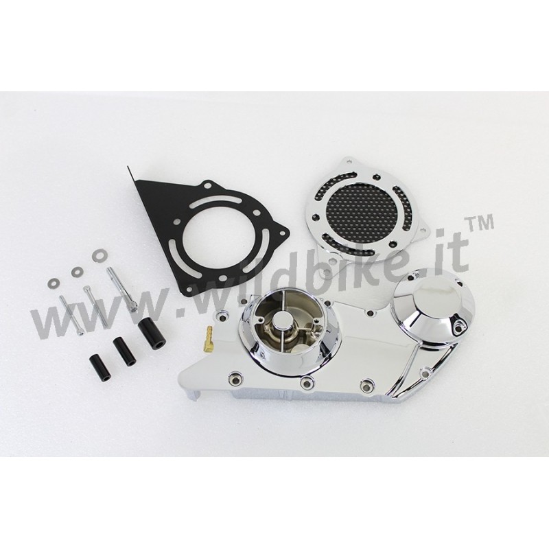 COUVERCLE DE CARTER MOTEUR PRIMAIRE ET PIGNON CHROME HARLEY DAVIDSON XL SPORTSTER 04-20