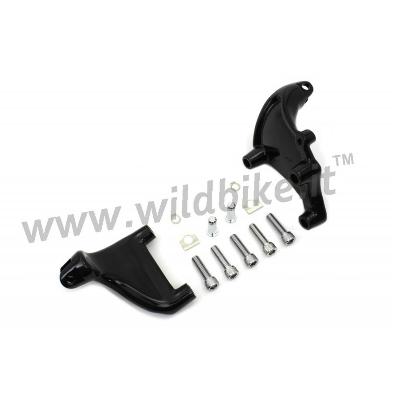 KITS DE MONTAGE NOIR POUR FOOTPEG PASSAGERS 50500270 HARLEY DAVIDSON XL SPORTSTER 2014-2021
