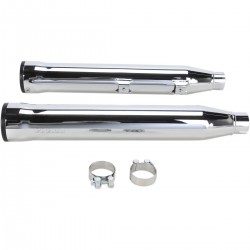 AUSPUFF SCHALLDAMPFER COBRA SLIP ON 3 "RACE PRO TIPS CHROM HARLEY DAVIDSON SOFTAIL FATBOY '07-'17