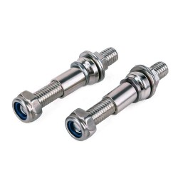 SPIEGEL SET FLAMING SCHÄDEL SCHWARZE/VERCHROMT FÜR HARLEY DAVIDSON UND CUSTOM MOTORRÄDER