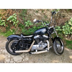 AIR FILTER KIT BOX BOBBER RETRO STYLE BLACK HARLEY DAVIDSON XL SPORTSTER 07-20