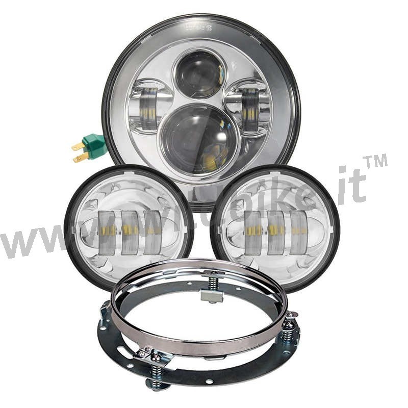 Motorrad LED Frontscheinwerfer, 6,5 Zoll Universal Scheinwerfer