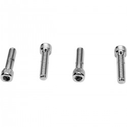 CHROME BOLT SCREWS IN KIT FOR HANDLEBAR CLAMP RISER HARLEY DAVIDSON XL SPORTSTER 92-20