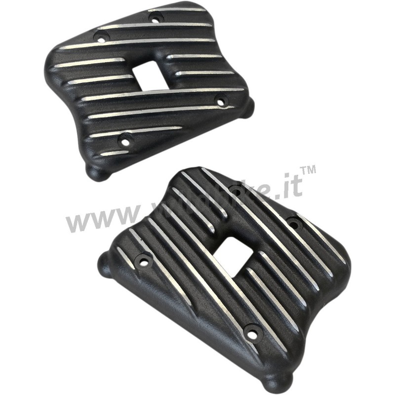 COPERCHI TESTATE BILANCIERI MOTORE RIBSTER BLACK OUT NERI HARLEY DAVIDSON XL SPORTSTER 04-20
