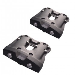 COUVERTURES MOTEUR ROCKER TÊTE KIT IRON-STYLE NOIR HARLEY DAVIDSON XL SPORTSTER 04-20