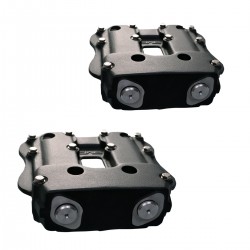 COUVERTURES MOTEUR ROCKER TÊTE KIT XR-STYLE NOIR HARLEY DAVIDSON XL SPORTSTER 04-20