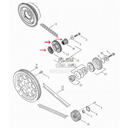 KETTENRAD SOLID PRIMARY KIT KOMPENSATOREN 34 ZAHN FÜR HARLEY DAVIDSON TWIN CAM 06-11