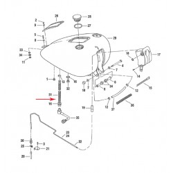 GRUPPO VALVOLA CONTROLLO CARBURANTE OEM 62189-01A PER HARLEY DAVIDSON FXS FLS SOFTAIL 2001-2007
