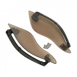 DEFLETTORI LATERALI NERI REGOLABILI BATWING FAIRING HARLEY DAVIDSON TOURING 14-21