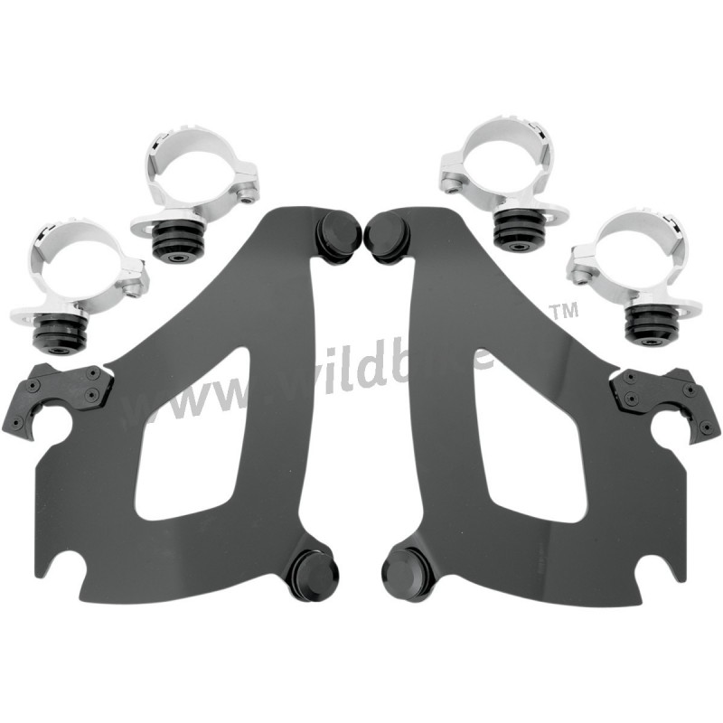 KIT DE MONTAGE PARE-BRISE BULLET NOIR INDIAN SCOUT/SCOUT SIXTY 15-20