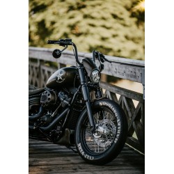 WINDSHIELD FAIRING CUSTOM BLACK HARLEY DAVIDSON SOFTAIL FXBB STREET BOB 18-24