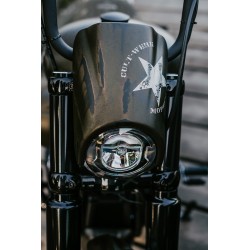 WINDSHIELD FAIRING CUSTOM BLACK HARLEY DAVIDSON SOFTAIL FXBB STREET BOB 18-24
