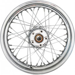 WHEELS REPLACEMENT LACED REAR 40 SPOKES 16"X 3" CHROME HARLEY DAVIDSON FXST/FLST SOFTAIL 12-17
