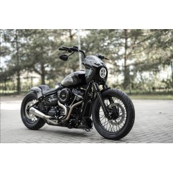 PARE-BRISE FAIRING KILLER CUSTOM NOIR HARLEY DAVIDSON SOFTAIL FXBB STREET BOB 2018-2026