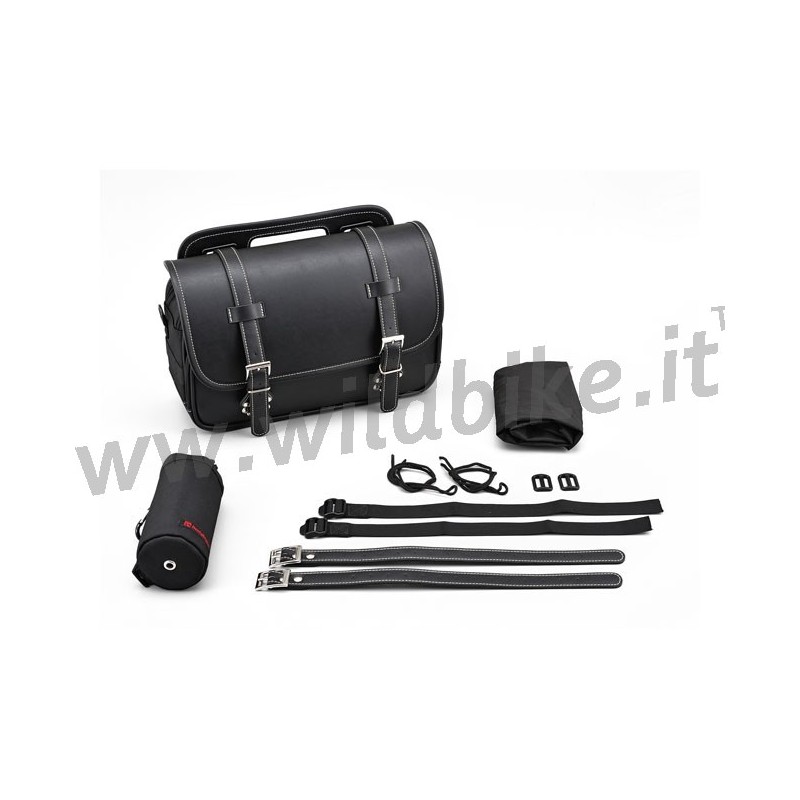 SACOCHE LATÉRAL EN CUIR 9LT POUR MOTOS CUSTOM ET HARLEY DAVIDSON