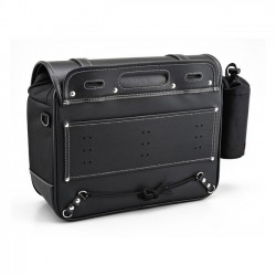 SACOCHE LATÉRAL EN CUIR 18LT POUR MOTOS CUSTOM ET HARLEY DAVIDSON