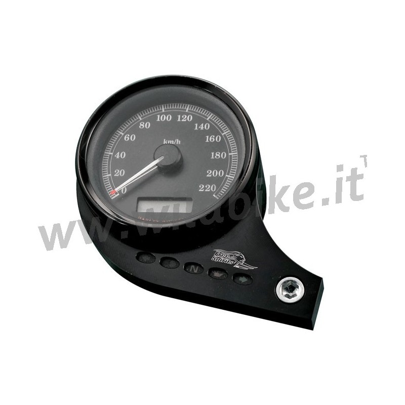 SEITLICHE UNTERSTÜTZUNG SCHWARZE FÜR DIE DREHZAHLMESSER/LICHTER HARLEY DAVIDSON XL SPORTSTER 07-20