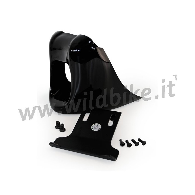 BOUT DE SPOILER BOBBER NOIR BRILLANT POUR HARLEY DAVIDSON SOFTAIL 18-21