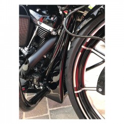 GLOSS BLACK BUG SPOILER TIP PROTECTION FOR HARLEY DAVIDSON TOURING 17-21