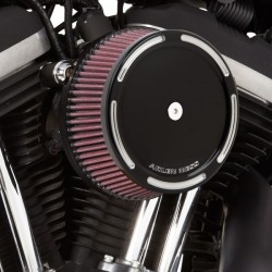 AIR FILTER BIG SUCKER STAGE I ROUND ST ARLEN NESS 50-836 BLACK HARLEY DAVIDSON TWIN CAM 99-17
